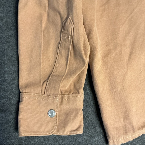 Levi Strauss Signature Men's Utility Corduroy Collar Shirt Jacket in a tan - Picture 8 of 9